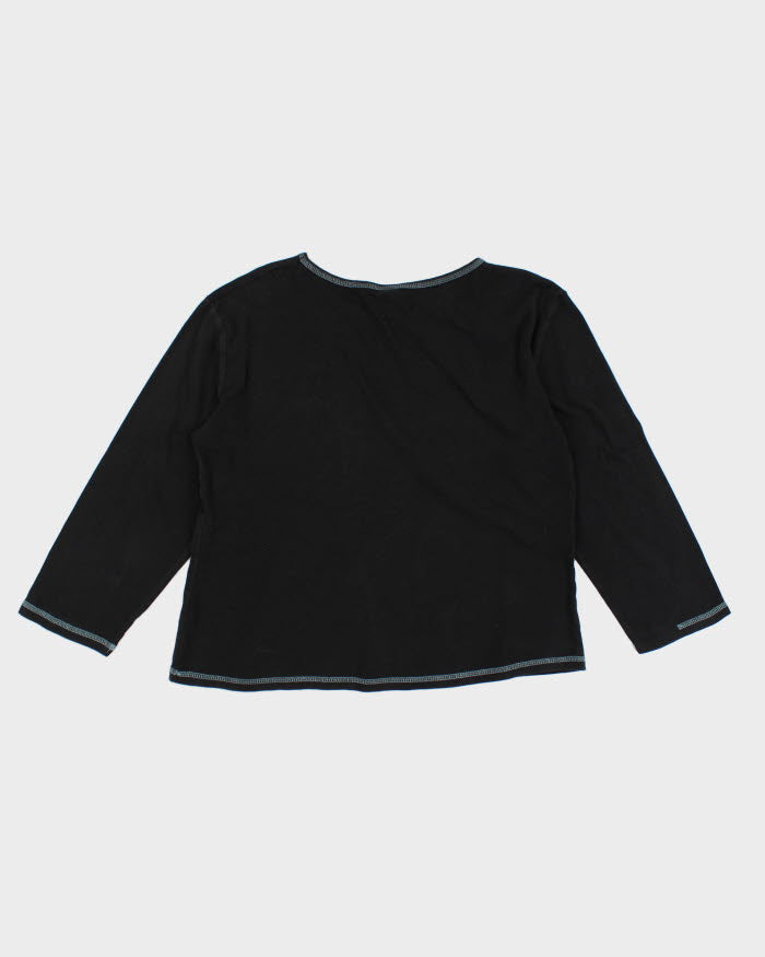 Y2k 00s Susan Lawrence Long Sleeve Paris T-shirt - XL