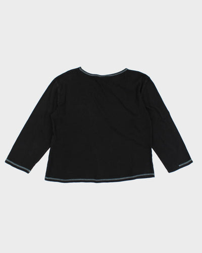 Y2k 00s Susan Lawrence Long Sleeve Paris T-shirt - XL