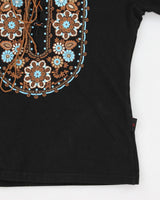 Y2k 00s Morgan De Toi Black Long Sleeve Lace Up Top - S
