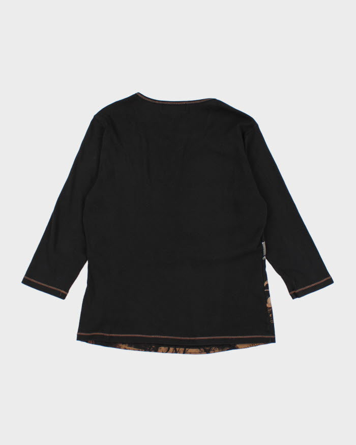 Y2k 00s Laura Pattern Top  - M