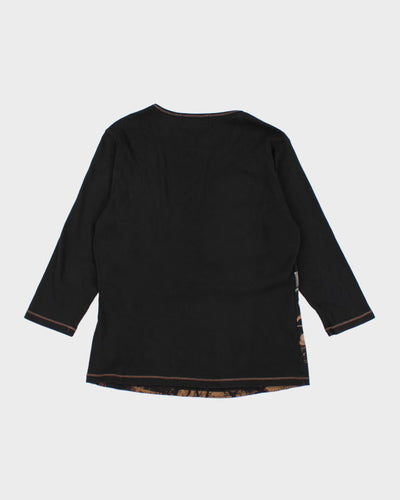 Y2k 00s Laura Pattern Top  - M