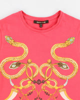 Y2k 00s Roberto Cavalli Pink T-shirt - M