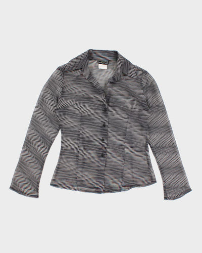 90s Dynamite Mesh Pattern Shirt - M
