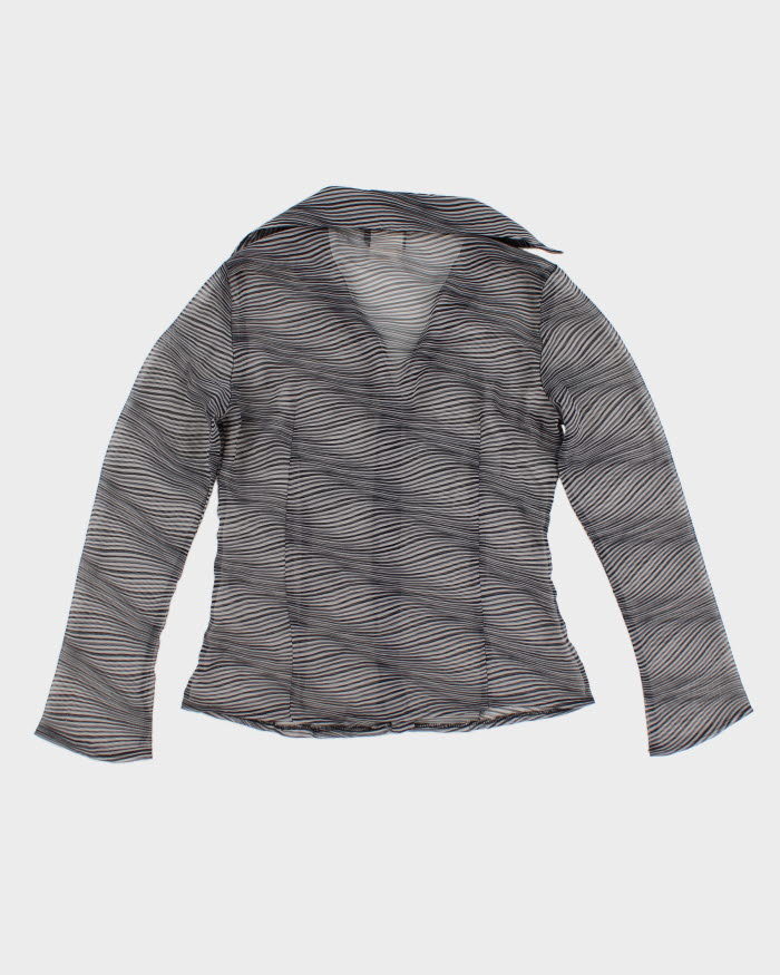 90s Dynamite Mesh Pattern Shirt - M