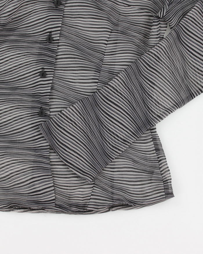 90s Dynamite Mesh Pattern Shirt - M