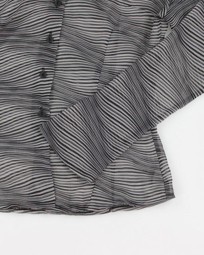 90s Dynamite Mesh Pattern Shirt - M