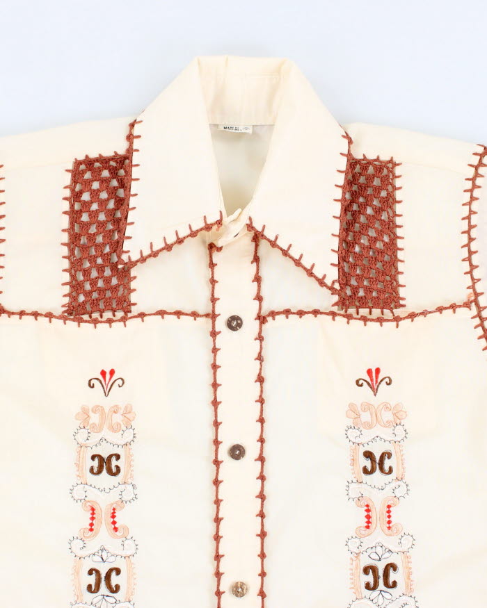 Women's Embroidered Shirt - S