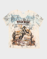 Y2k 00s Cactus Bay Wild West Cowboy T-Shirt - XL