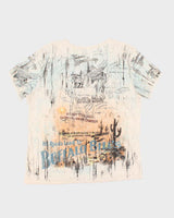 Y2k 00s Cactus Bay Wild West Cowboy T-Shirt - XL