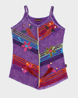 00s Hippie Embroidered Cami Top - XXL