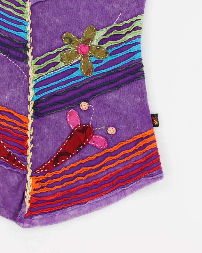 00s Hippie Embroidered Cami Top - XXL