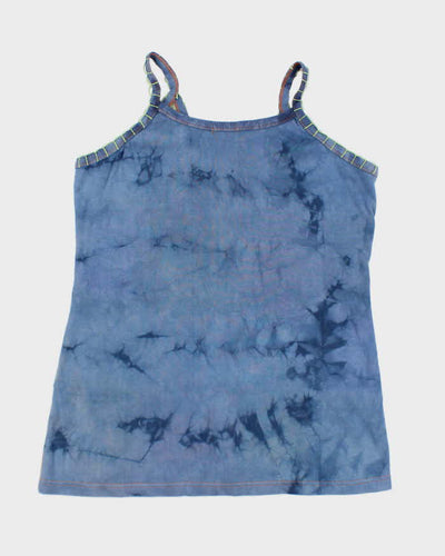 Y2k 00s Patchwork Cami Top - XL