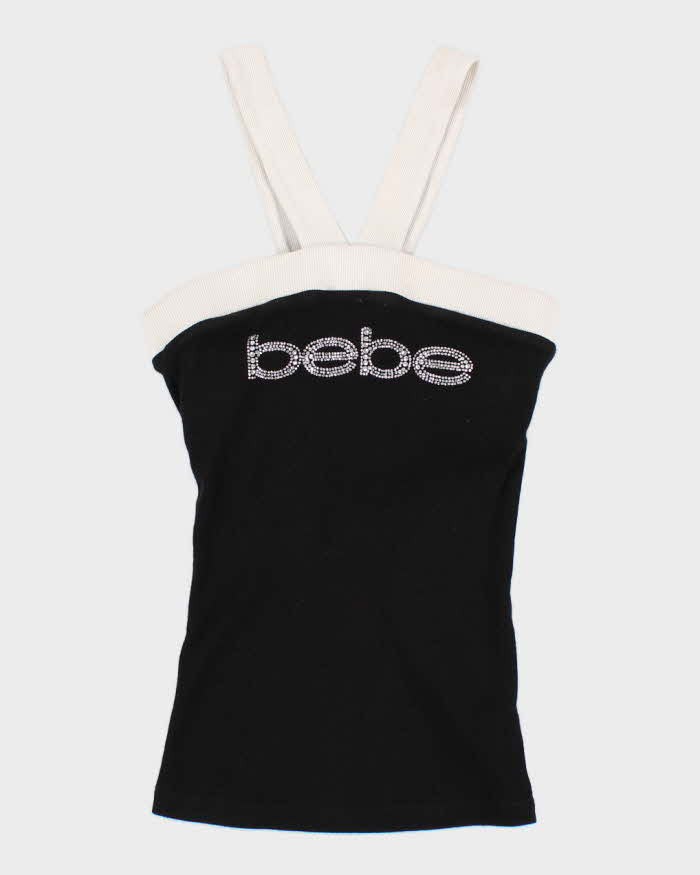 Y2k 00s Bebe Bedazzled Cami Top - S