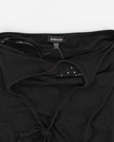 Y2k 00s Bebe Bedazzled Sequin Halter Top - M