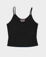 90s Dynamic Black Keyhole Cami Top - M