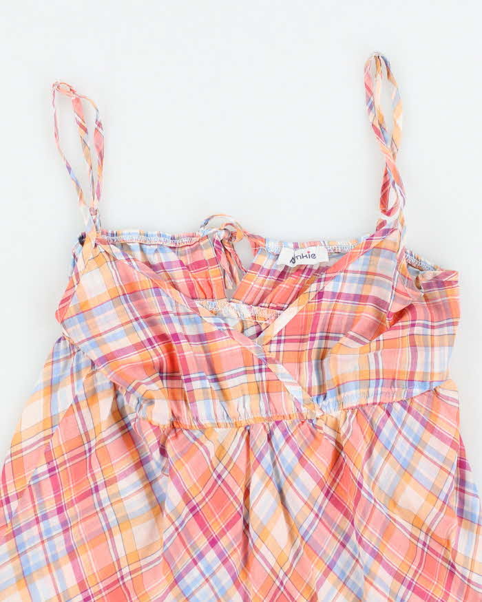 Y2k 00s Pimkie Check Top - S
