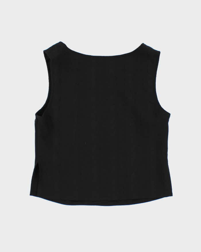 Vintage 00s Y2k Lasenza Girl Black Top - M