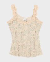 90s Suzy Lace Cami Top - M