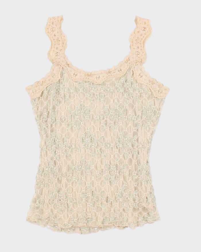 90s Suzy Lace Cami Top - M