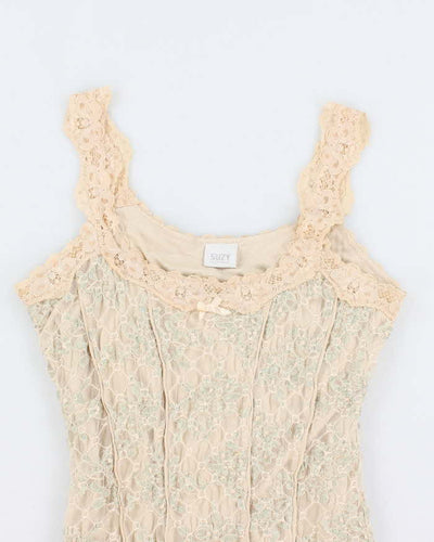 90s Suzy Lace Cami Top - M