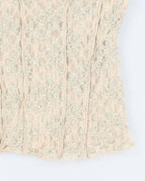 90s Suzy Lace Cami Top - M