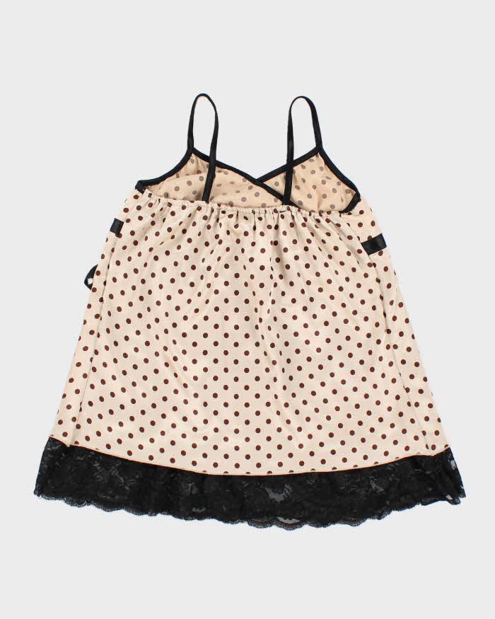 Y2k 00s Polka Dot Cami Top - S