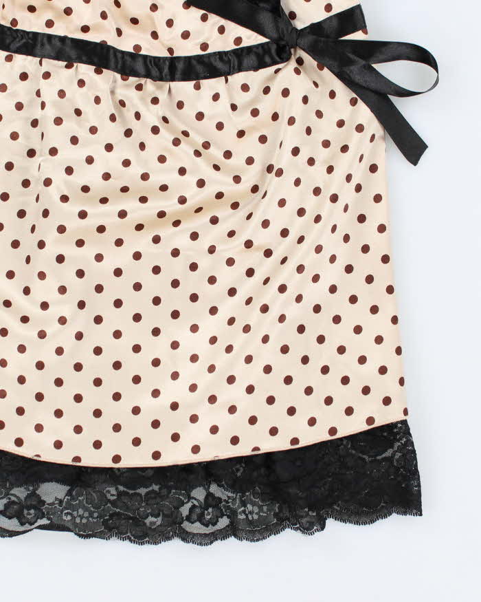 Y2k 00s Polka Dot Cami Top - S