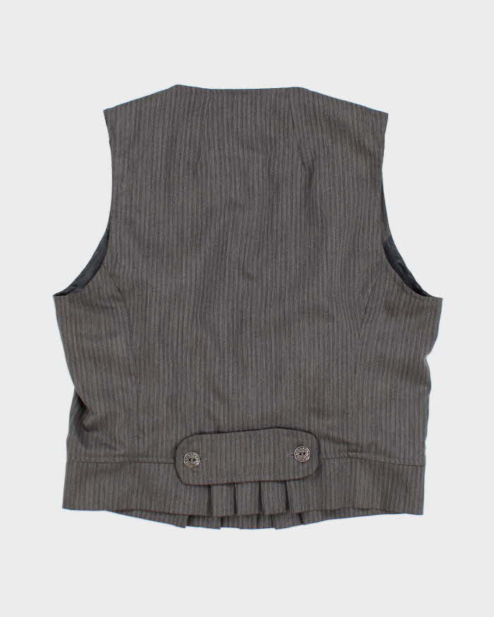 Vintage y2k 00s Sweet Soul Grey Waistcoat Top - L