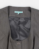 Vintage y2k 00s Sweet Soul Grey Waistcoat Top - L