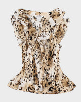 Y2k 00s Allison Taylor Leopard Print Shirt - XL