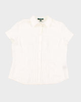 Ralph Lauren White Blouse - L
