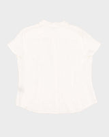Ralph Lauren White Blouse - L