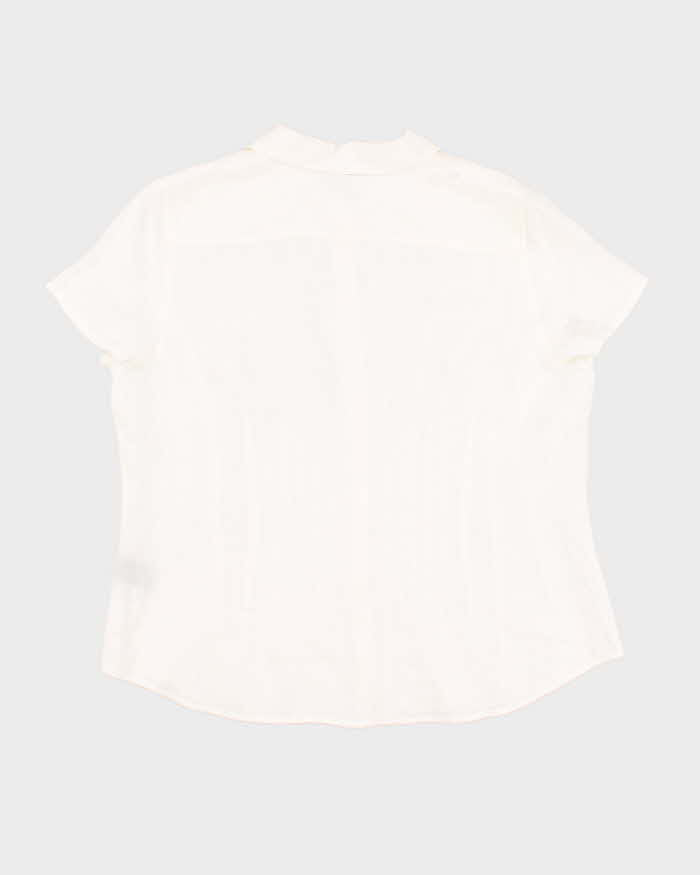 Ralph Lauren White Blouse - L