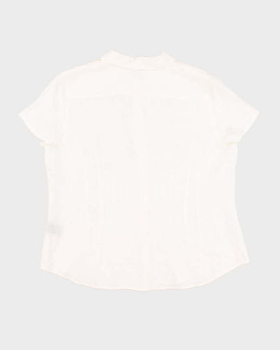 Ralph Lauren White Blouse - L