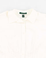 Ralph Lauren White Blouse - L