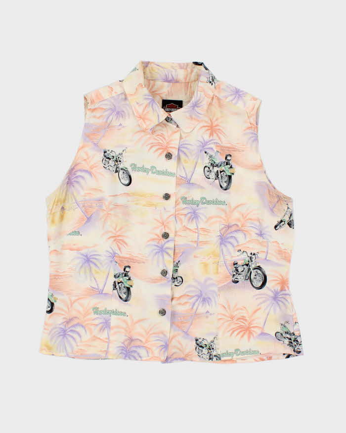 Vintage Harley Davidson Sleeveless Shirt - M