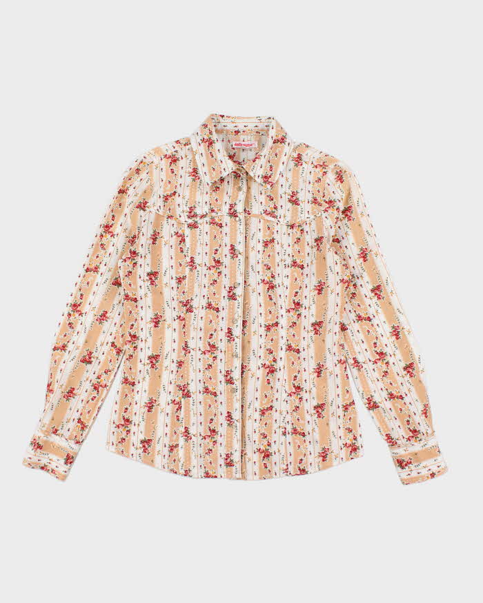 Vintage Dollhouse Western Floral Shirt - S
