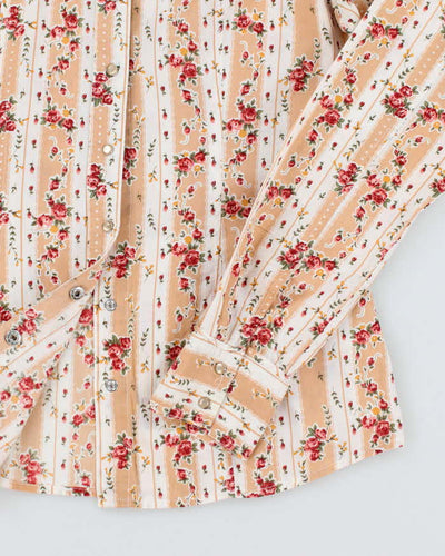 Vintage Dollhouse Western Floral Shirt - S
