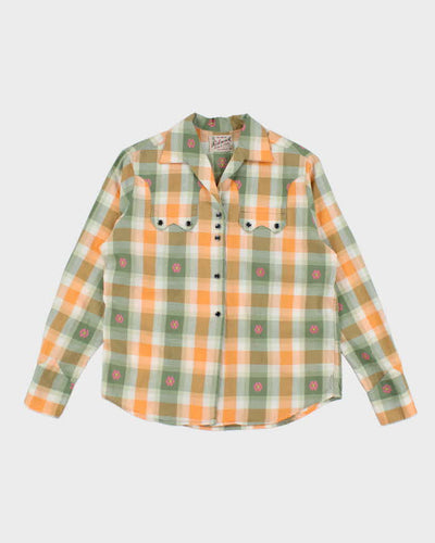 Vintage 70s Rockmount Western Check Shirt - M