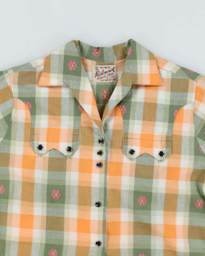 Vintage 70s Rockmount Western Check Shirt - M