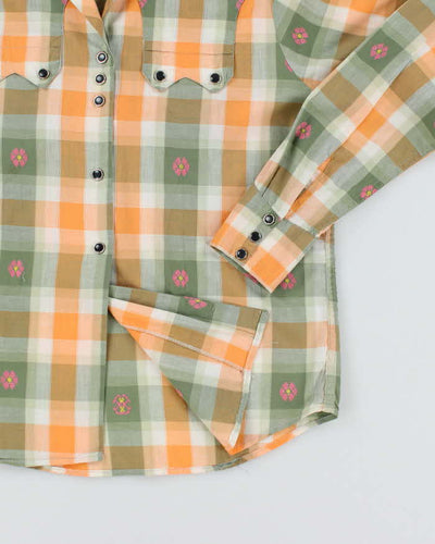 Vintage 70s Rockmount Western Check Shirt - M