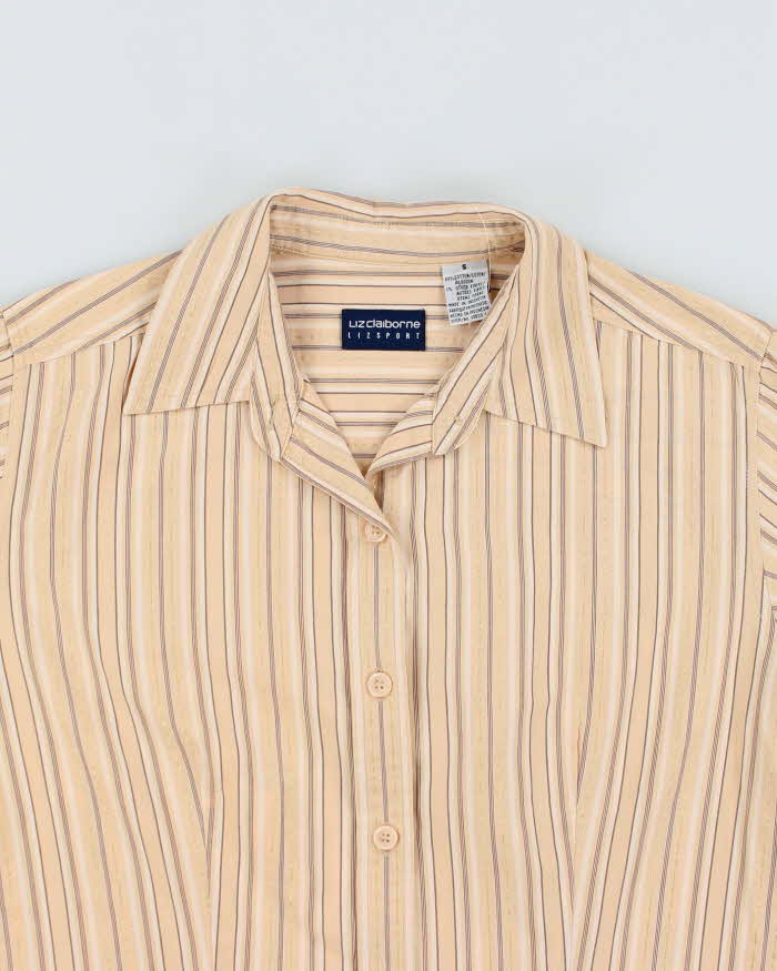 Vintage 90s Liz Claiborne Stripe Shirt - S