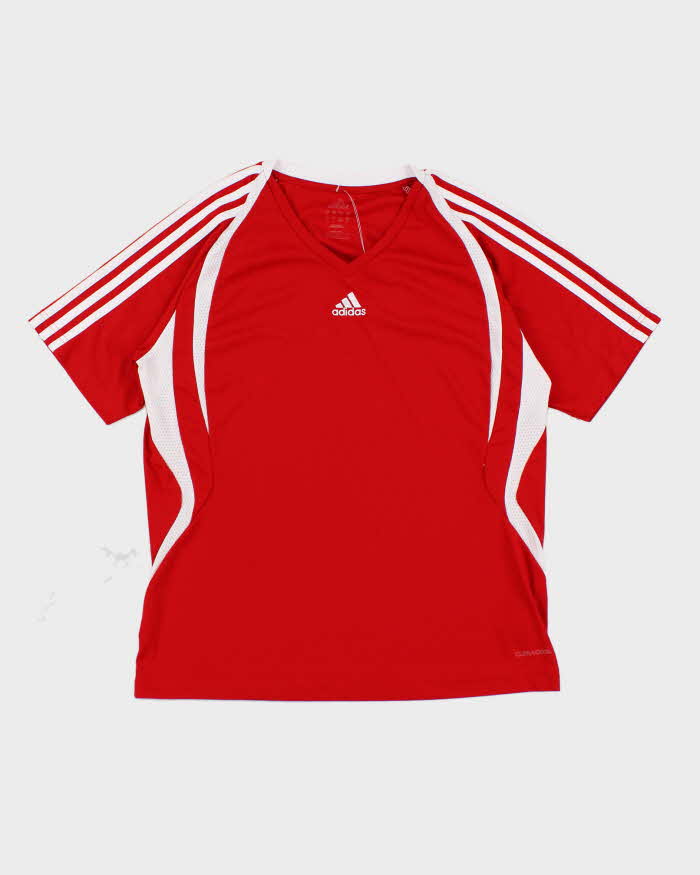Adidas Women's Red Football Top - L