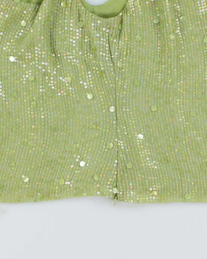 Vintage Carlisle Silk Sequin Cami Top - S