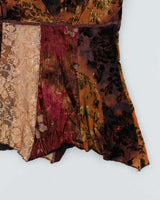 Vintage 90s Brown Pattern Cami Top - S