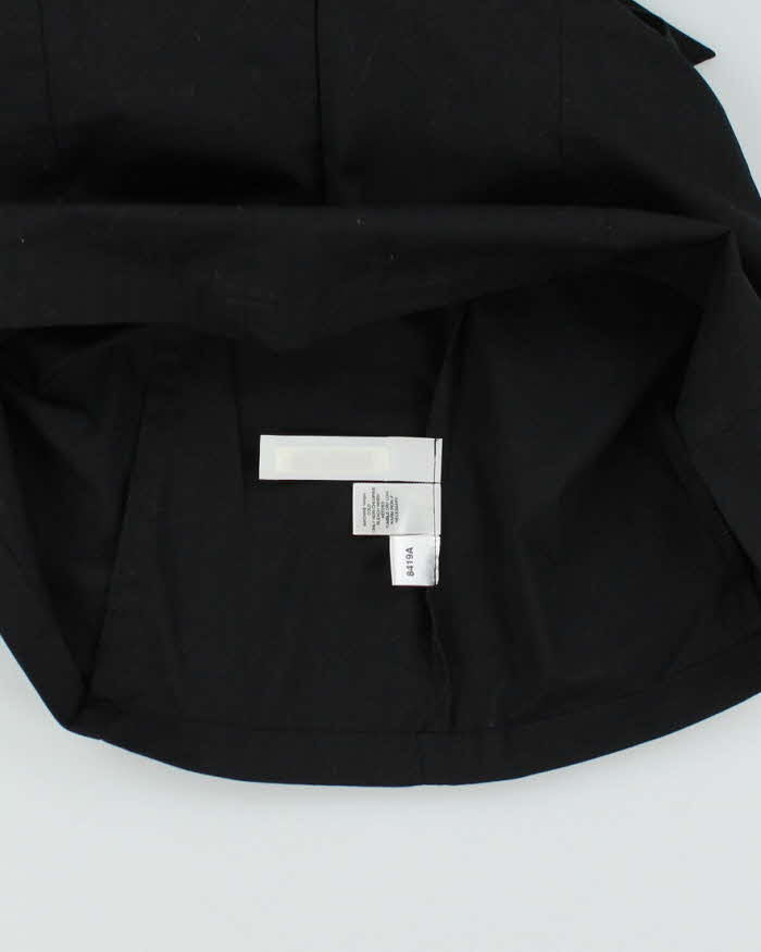 Vintage Y2k 00s Ann Taylor Black Halter Neck Collar Top - M