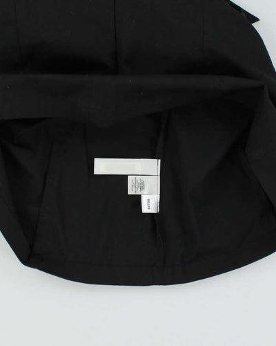 Vintage Y2k 00s Ann Taylor Black Halter Neck Collar Top - M