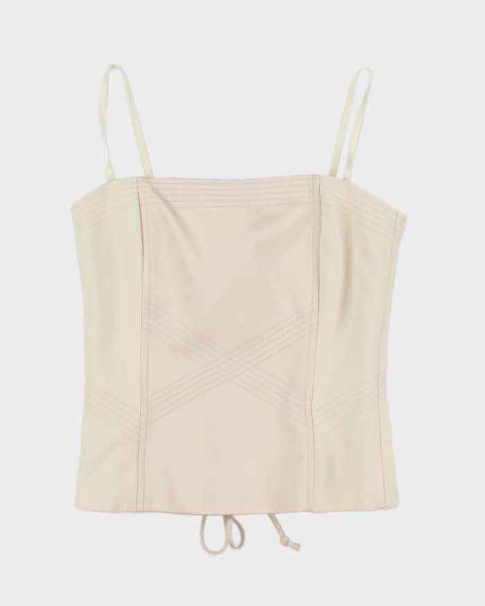 BCBG Max Azaria Lace Up Corset Top - XS