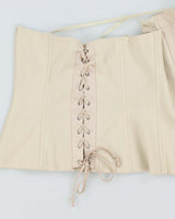 BCBG Max Azaria Lace Up Corset Top - XS