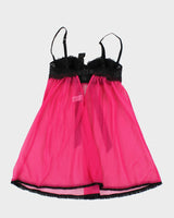 Y2k 00s La Senza Pink Mesh Cami - XS